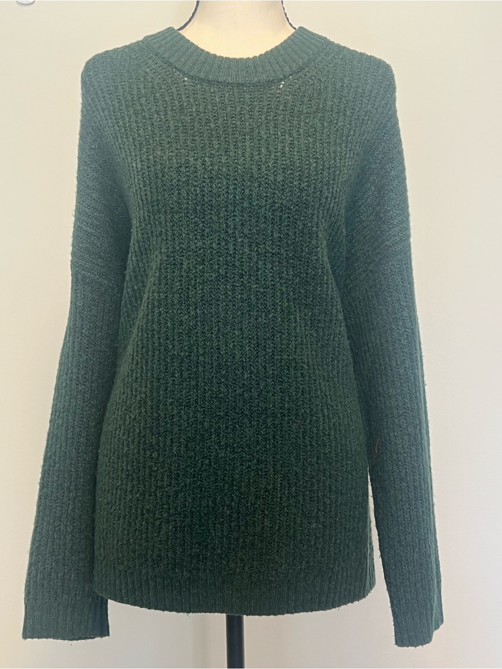 American Eagle Outfitters Dark Green Crewneck Sweater